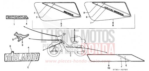 RAYURE/MARQUE PK50L de 1990